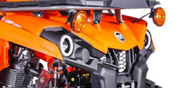 Двойные галогенные передние фары