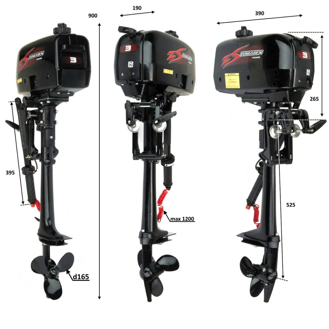 Лодочный мотор ZONGSHEN Zongshen T 3
