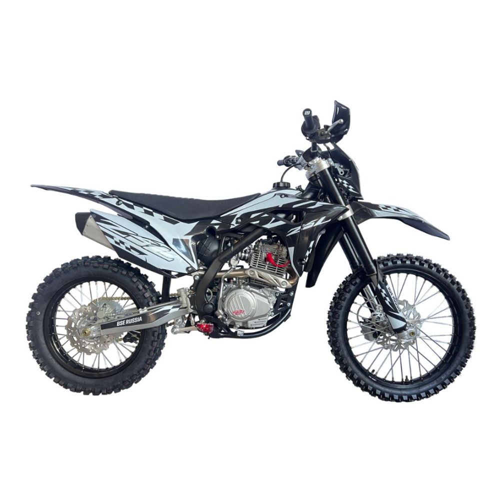 Кроссовый мотоцикл BSE Z5L White Black