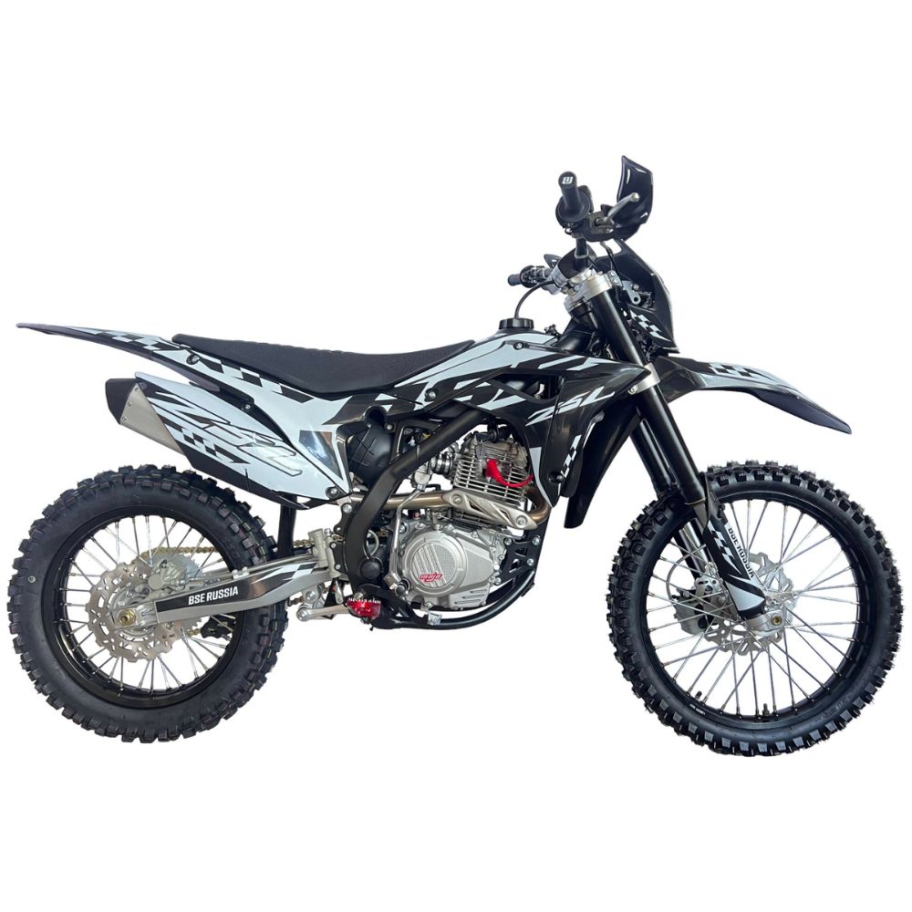 Кроссовый мотоцикл BSE Z5L White Black