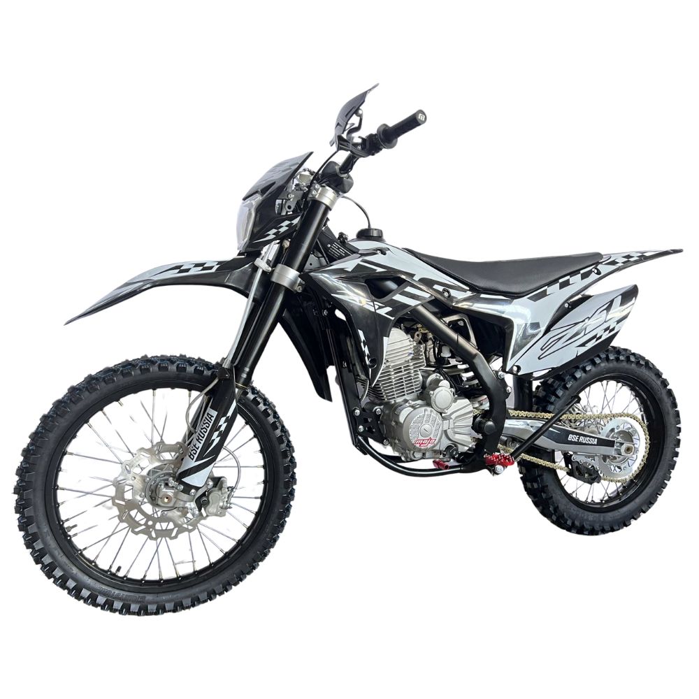 Кроссовый мотоцикл BSE Z5L White Black