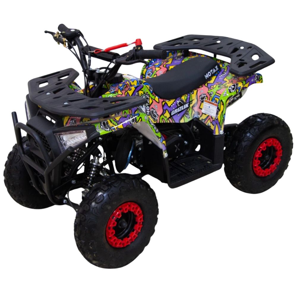 Детский бензиновый квадроцикл MOTAX GRIZLIK MIDI ES BW