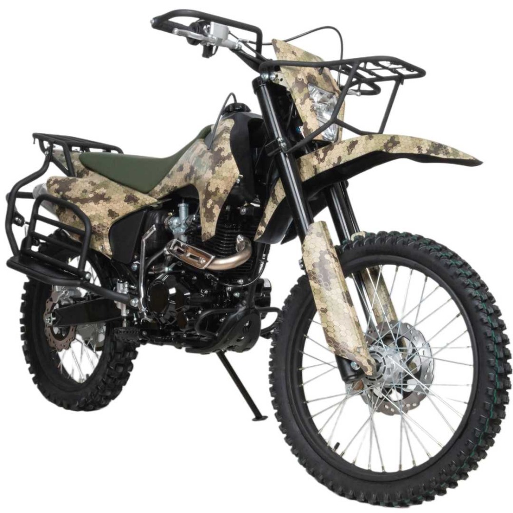 Мотоцикл Кросс Motoland 300 XR300 MILITARY (ПТС)