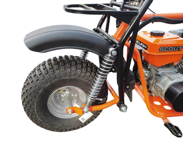 Мотоцикл СПРИНТ 8R-LE-8" на редукторе, колеса 8” (20х7-8’’), LIFAN KP230ER, фара, электростартер