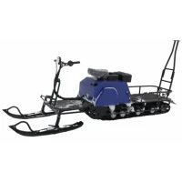 Мотобуксировщик с лыжным модулем Ижтехмаж ЛИДЕР-3-4Т-15АП 16 л.с. LONG (4 тележ) SPORT С РЕВЕРСОМ