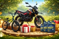 Акция Roliz (РФ) до 1 марта 2026 — купи мотоцикл Roliz и участвуй в розыгрыше призов